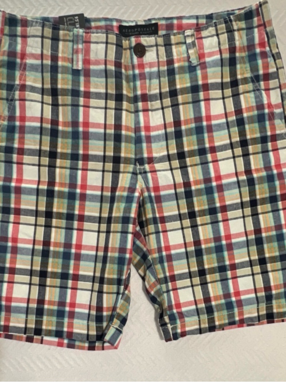 Aéropostale Multicolor Plaid Shorts NWT 32